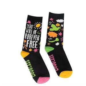 Out of Print Once You Learn to Read Socks Size L